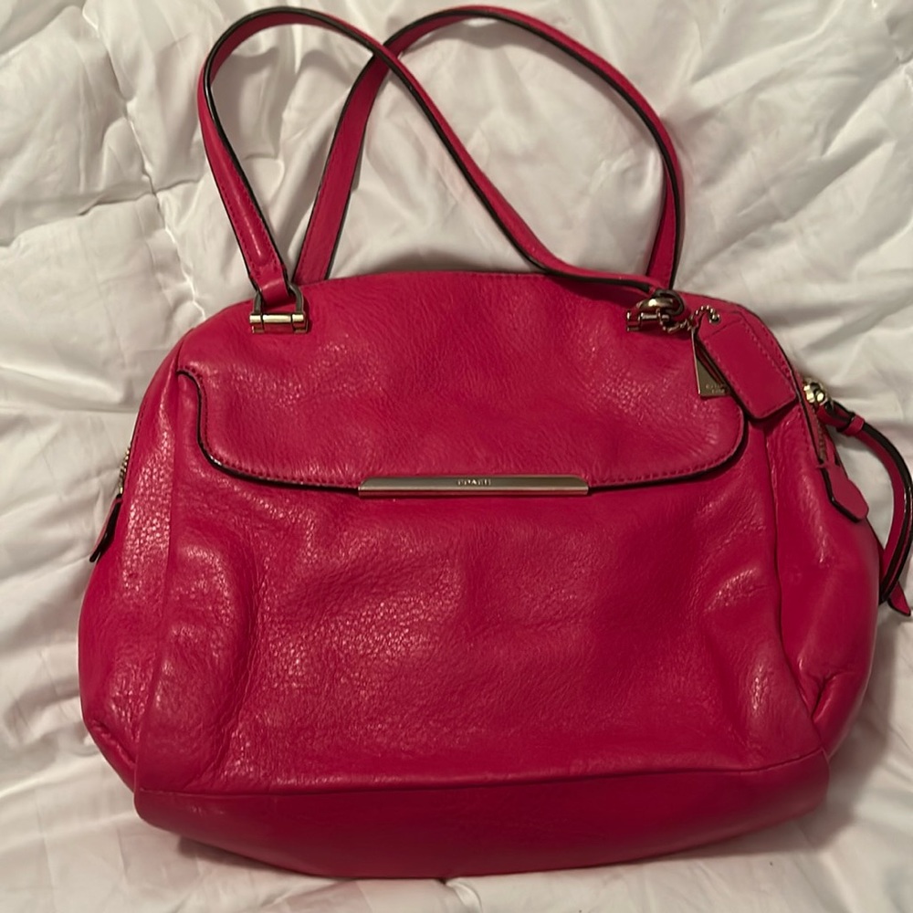 Pink Coach satchel/crossbody